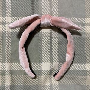 Lele Sadough Pink Velvet Headband